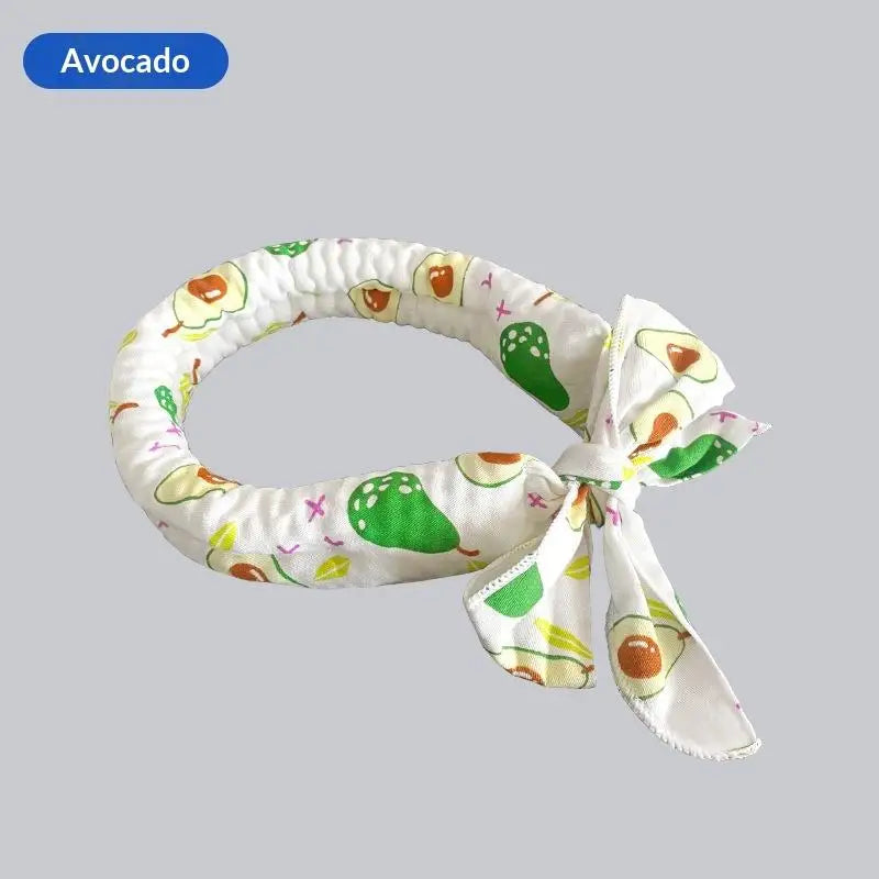 Dog Cooling Bib – Reusable Breathable Adjustable Pet Collar
