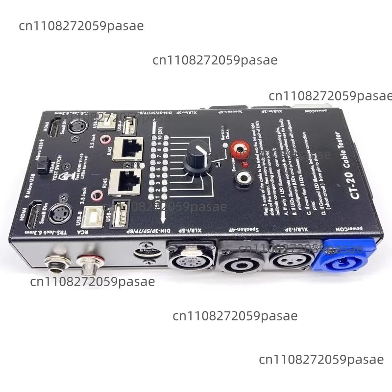 CT-20 Multifunctional XLR Audio Signal Line Cable Tester