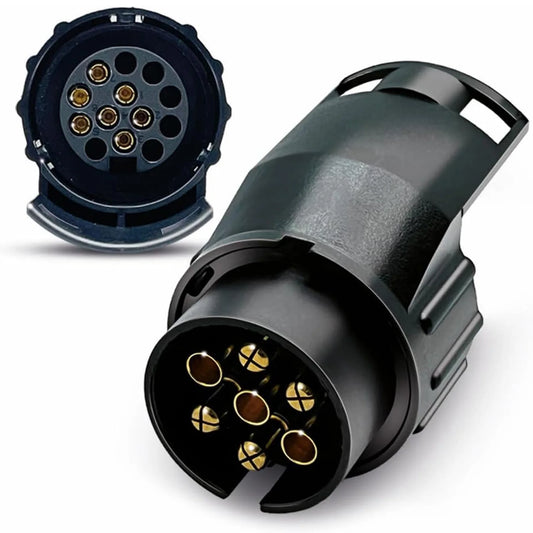 7 Pin to 13 Pin Trailer Adapter | 12V Waterproof Towbar Converter Trailer Plug Adapter Peaceful Pleasures Health and Wellness 7 to 13 Pin