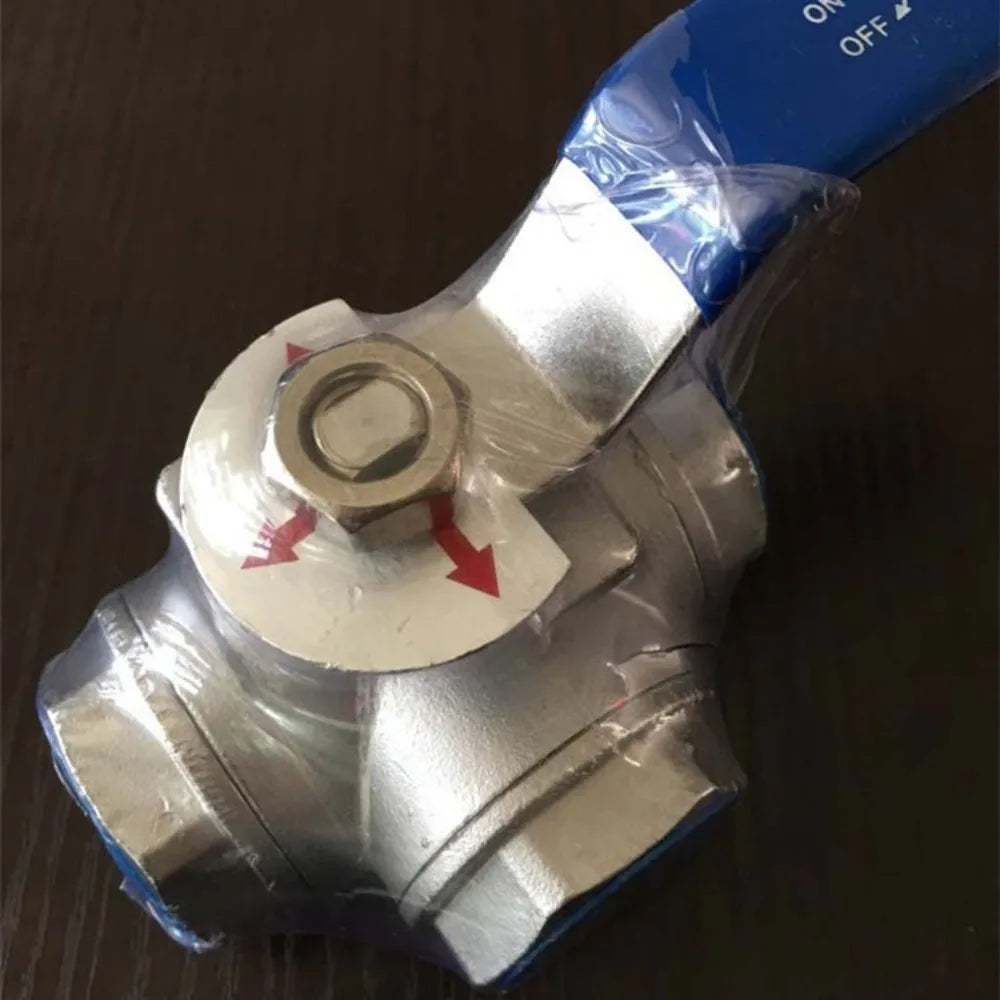 304 SS BSP Female 3-Way Ball Valve T/L Type Full Port | DN15–DN25