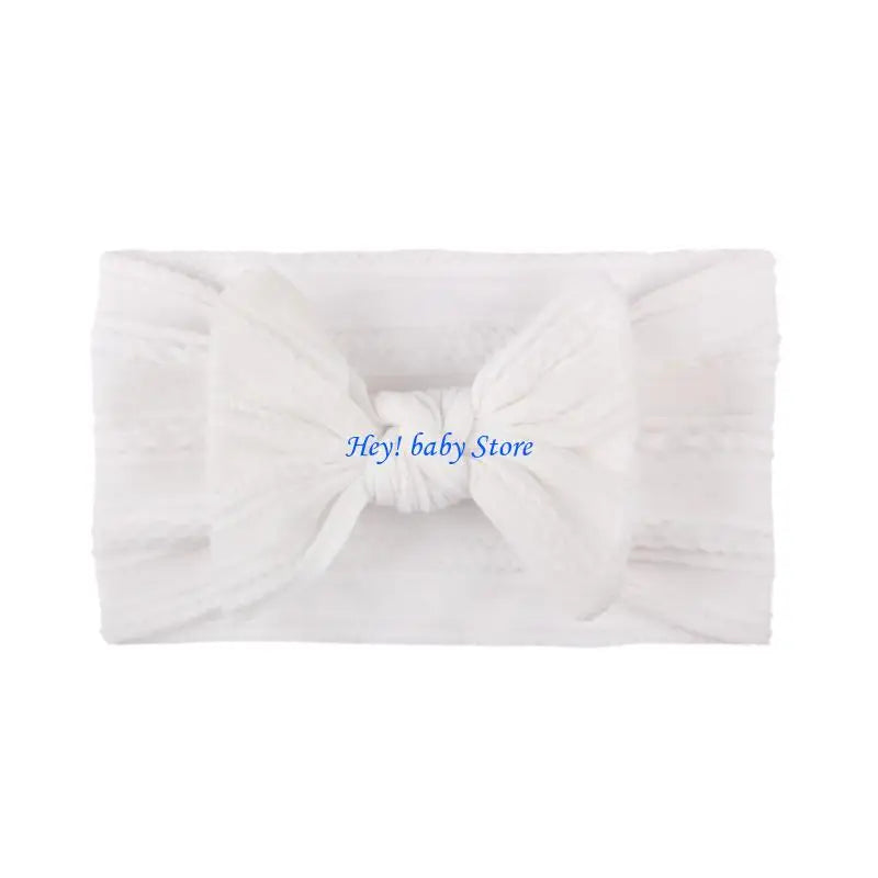 Soft Bow Headband for Baby Girls & Infants | Wide Band