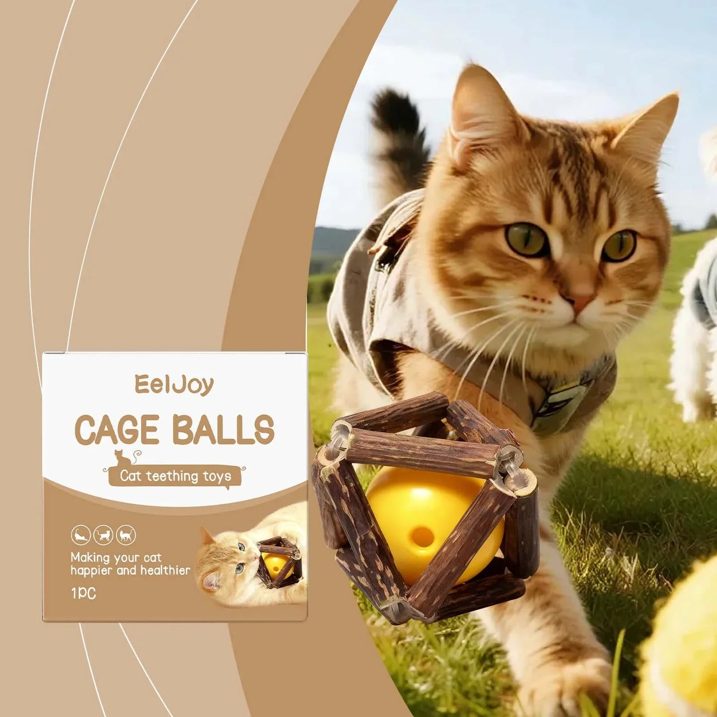 Silvervine Cat Chew Toy – Interactive Kitten Dental Molar Toy