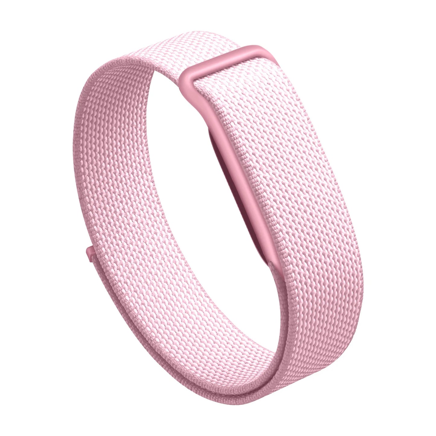 Woven Nylon Band for Fitbit Air Strap Breathable Braided Watch Strap Plastic/Metal Buckle Sport Wristband Replacement Strap Peaceful Pleasures Health and Wellness pink