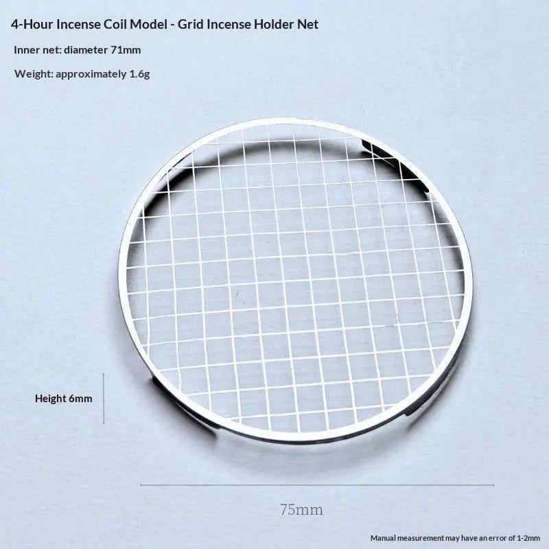 Stainless Steel Incense Coil Holder Grid | Rustproof Mesh Base