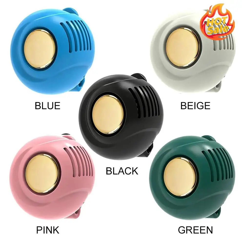 Portable Mini Bladeless Clip-On Fan USB-C Rechargeable 3-Speed