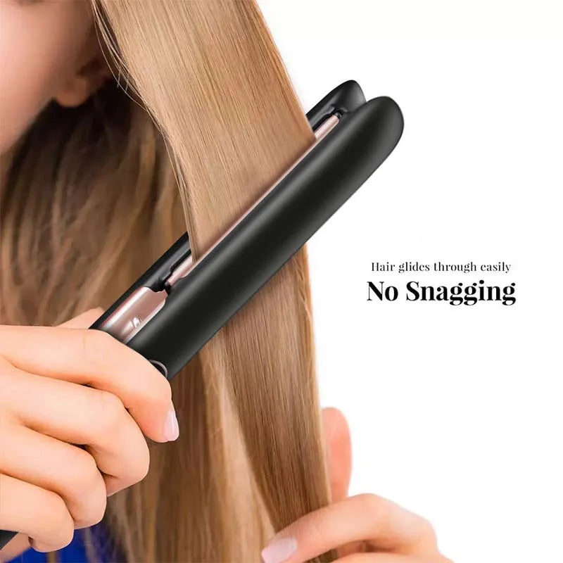 Straight hair straightener, negative ion, straight hair and curly hair dual-use, multifunctional two-piece straight plate clip Peaceful Pleasures Health and Wellness