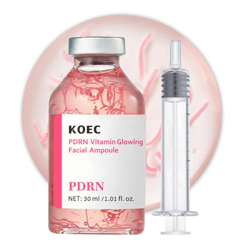 Koec Salmon Dna Silk Facial Ampoule Face Serum 30ml Deeply Hydrating Collagen Nourishing Skin Care Ampoule For Daily Facial Care Peaceful Pleasures Health and Wellness Vitamin Silk Essence 30ml