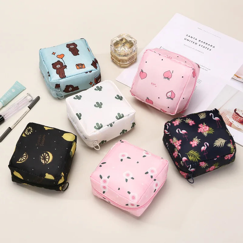 Cute Cartoon Makeup Bag | Travel Cosmetic Organizer Pouch