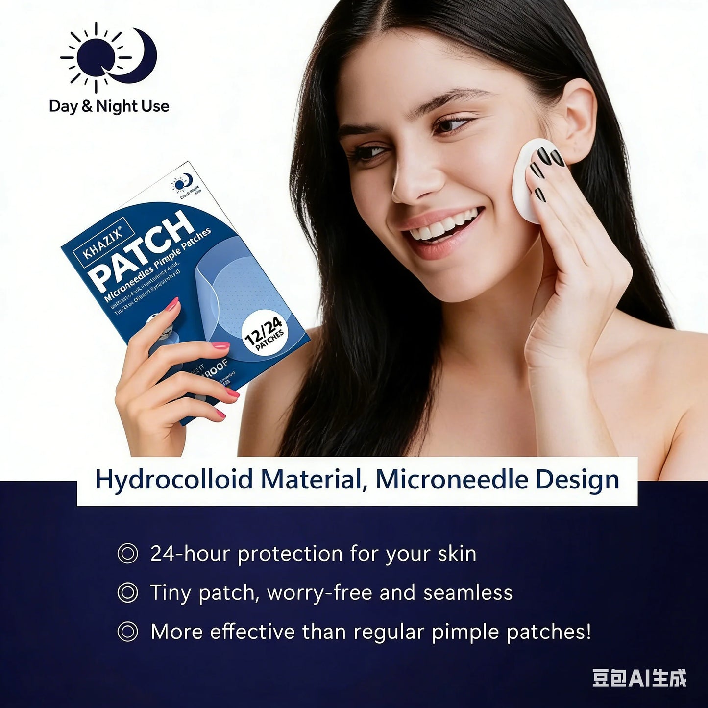 Microneedle Pimple Patches – Hydrocolloid Micropoint Acne Spots