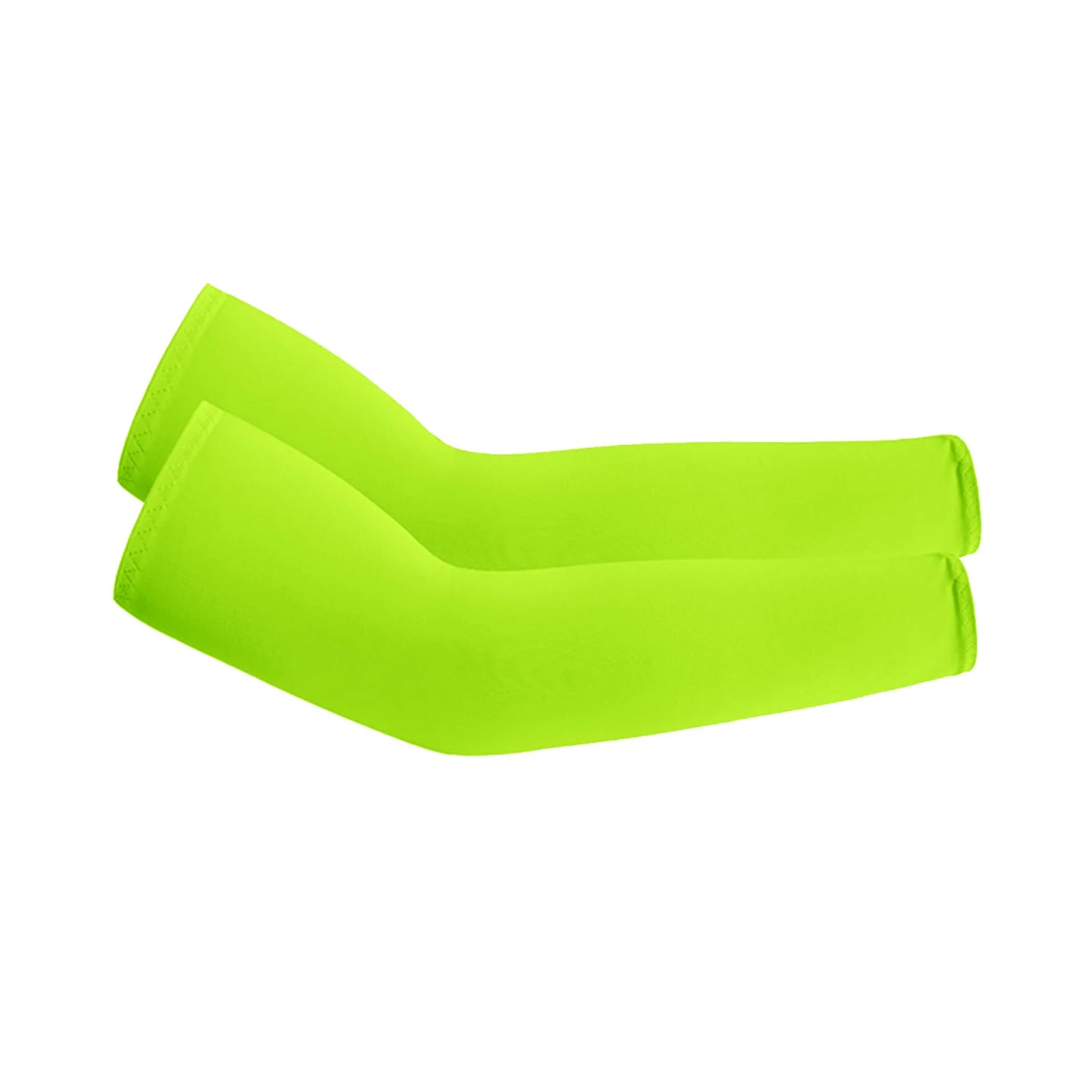 1 Pair Unisex Cooling Arm Sleeves Cover Sports Running UV Sun Protection Outdoor Men Fishing Cycling Quick Dry Arm Warmer Peaceful Pleasures Health and Wellness Fluorescent Green One Size