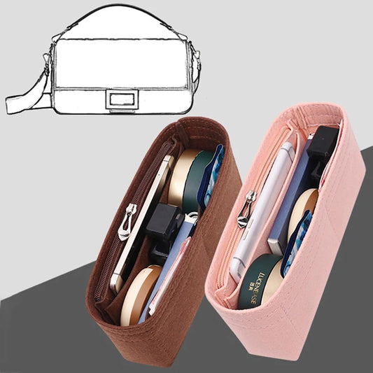 Felt Insert Bag Organizer – Handbag Liner & Makeup Organizer Handbag Organizer Insert Peaceful Pleasures Health and Wellness