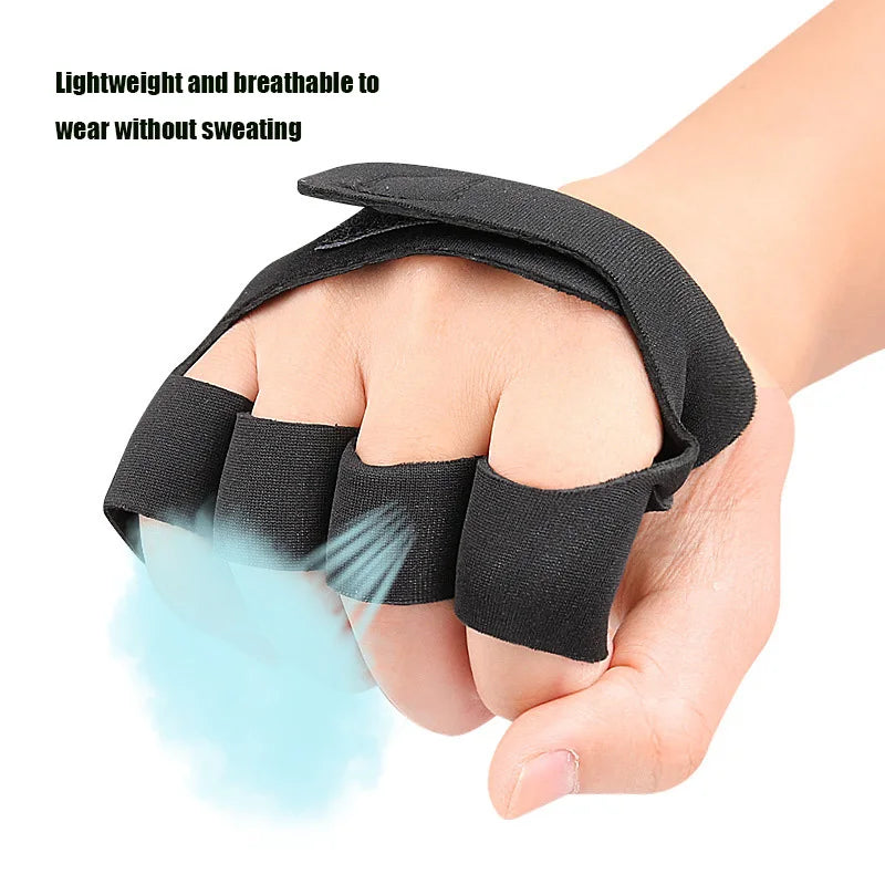 1 Pair Palm Protection Weightlifting Grip Padsfour Finger Glove Fitness Hard Pull Training Anti-Slip Half-Finger Training Gloves Peaceful Pleasures Health and Wellness