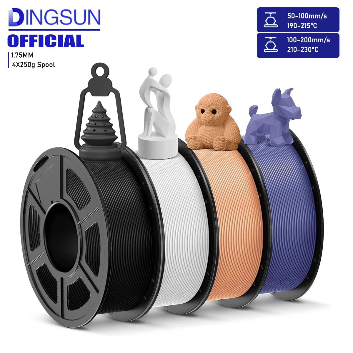 3D Maliang PLA Filament 1.75mm | 250g 500g 1KG Spool Bundle