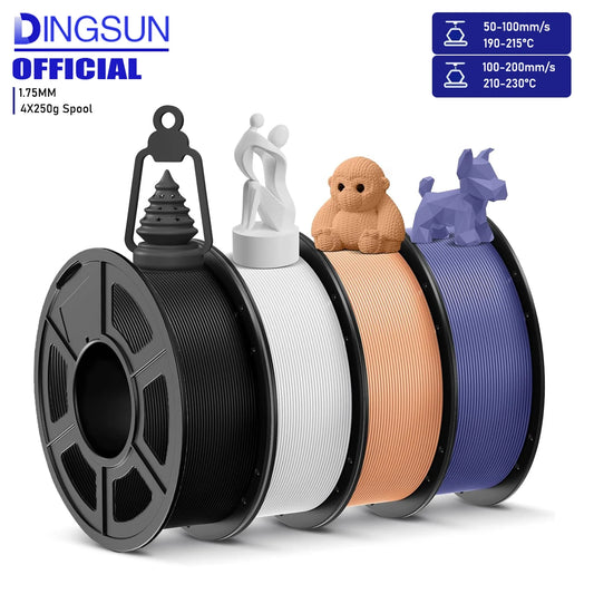 3D Maliang PLA Filament 1.75mm | 250g 500g 1KG Spool Bundle 3D Printer Filament Peaceful Pleasures Health and Wellness 4 Color set