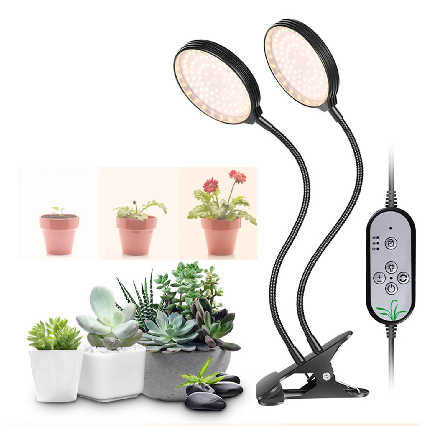 30W LED Plant Grow Light Full Spectrum Growth Indoor Greenhouse Lamp