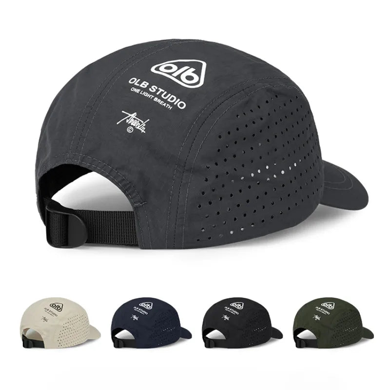Short Brim Quick-drying Mesh Baseball Cap Breathable Lightweight UV