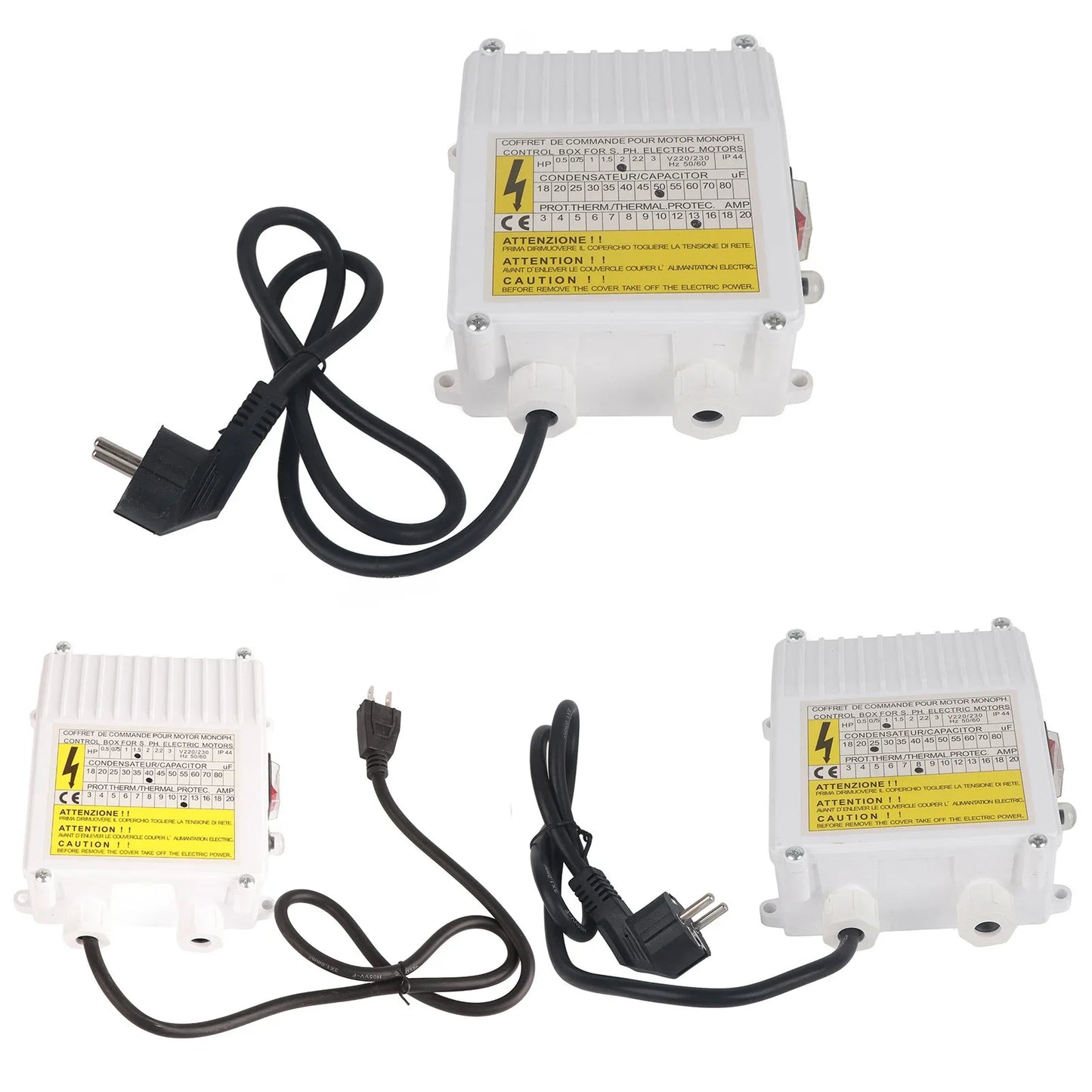 Pump Control Box Bulit Thermal Protection Circuit Breaker Controller