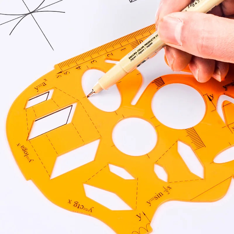 Circular Oval Ruler Durable Drawing Design Furniture Architect