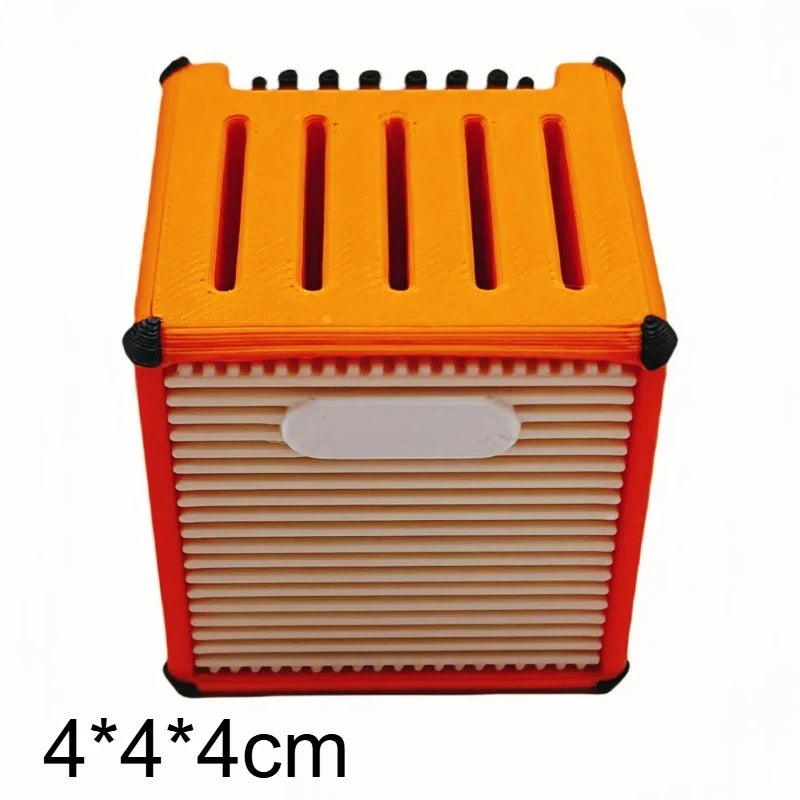 Guitar Pick Holder 3D Printed Large-capacity Portable Amp Shape Slots