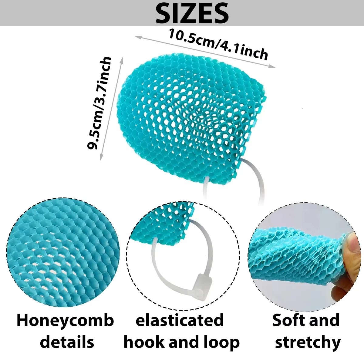 Honeycomb Exfoliating Bath Glove – Body Scrubber Shower Mitt
