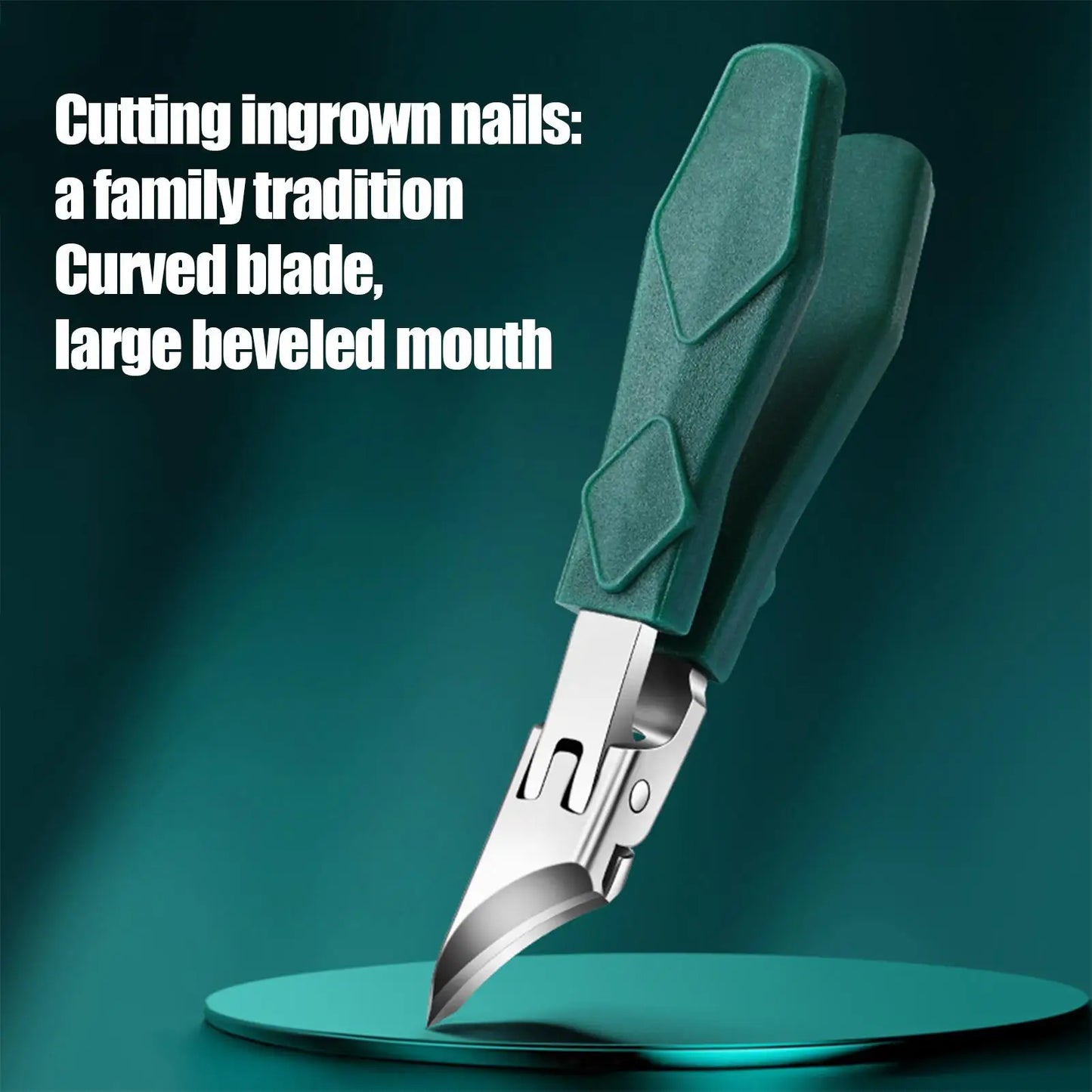 Heavy Duty Slanted Toenail Clipper for Thick Nails | Anti-Splash Toenail Clipper Peaceful Pleasures Health and Wellness