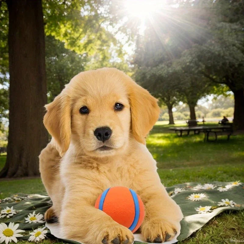 2-Pack Durable Rubber Dog Chew Balls – Interactive Training Toy