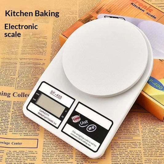 10kg X1g High-precision Digital Kitchen Electronic Scale Food and Medicinal Material Cooking Baking Cakes Measurement Scale Peaceful Pleasures Health and Wellness