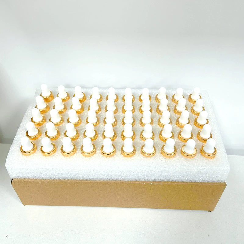 50pcs 1ml/2ml/3ml/5ml Box Clear Mini Glass Dropper Bottles Small with Glass Eye Dropper for Essential Oils Sample Traveling Peaceful Pleasures Health and Wellness Glass 50Pcs Box 1ml