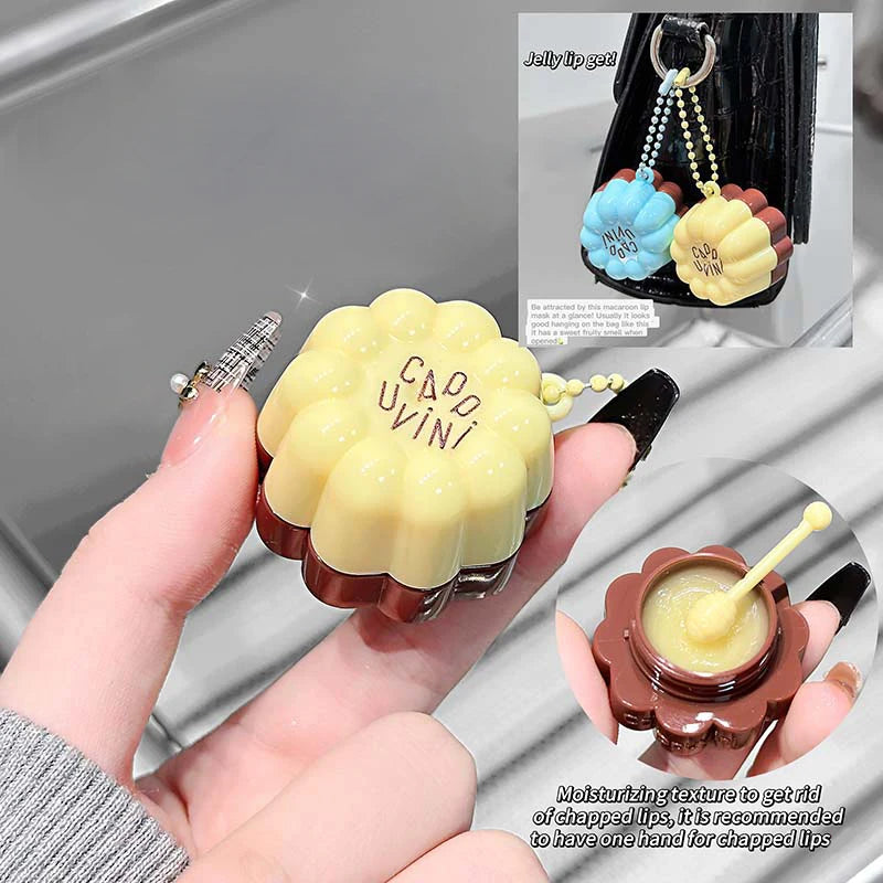 Cappuvini Macaron Fruit Lip Mask – Hydrating & Softening