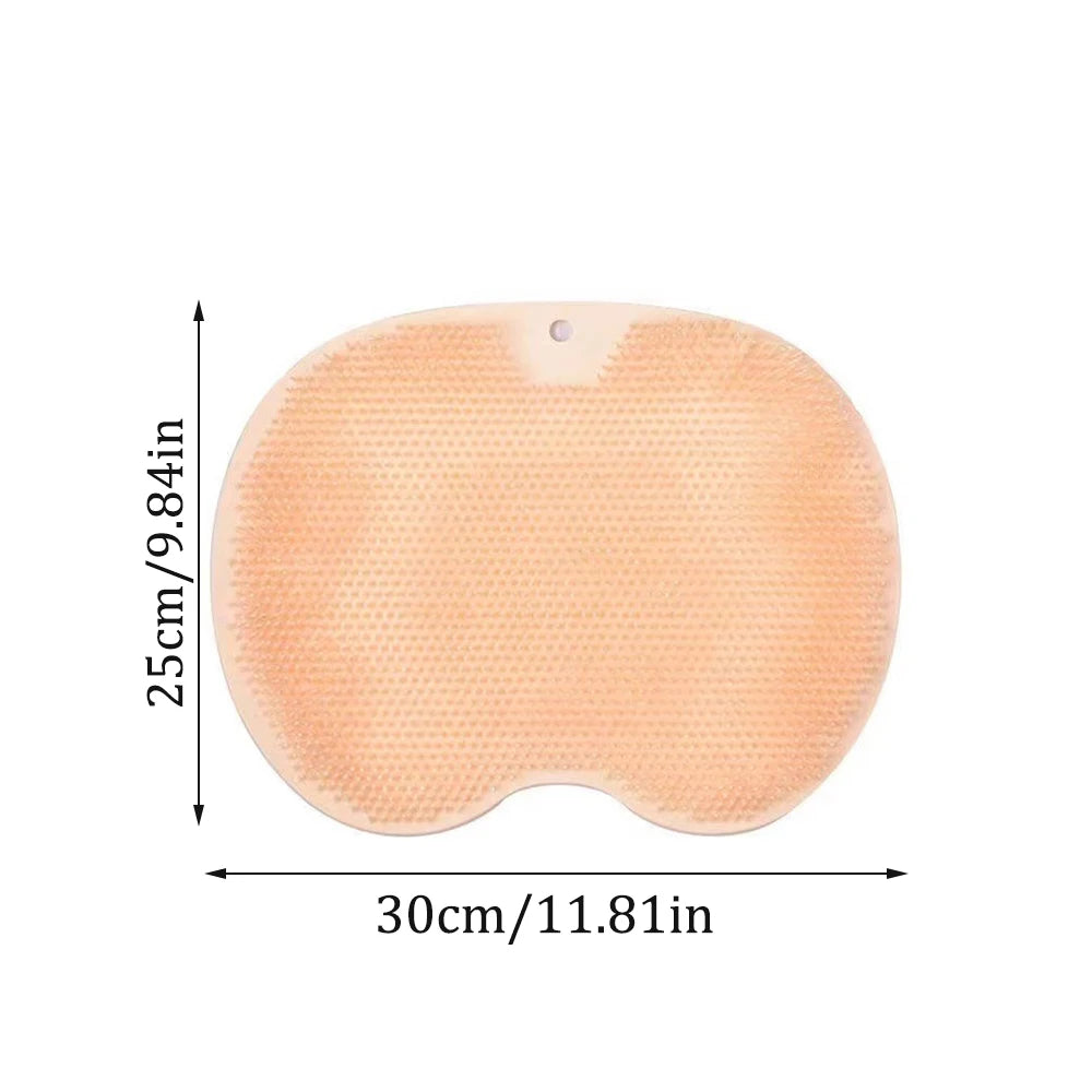 Bathroom Shower Anti Slip Mat, Circular Massage Foot Mat, Back Suction Cup, Foot Scrubber, Back Scrubber, Anti Fall Device Peaceful Pleasures Health and Wellness