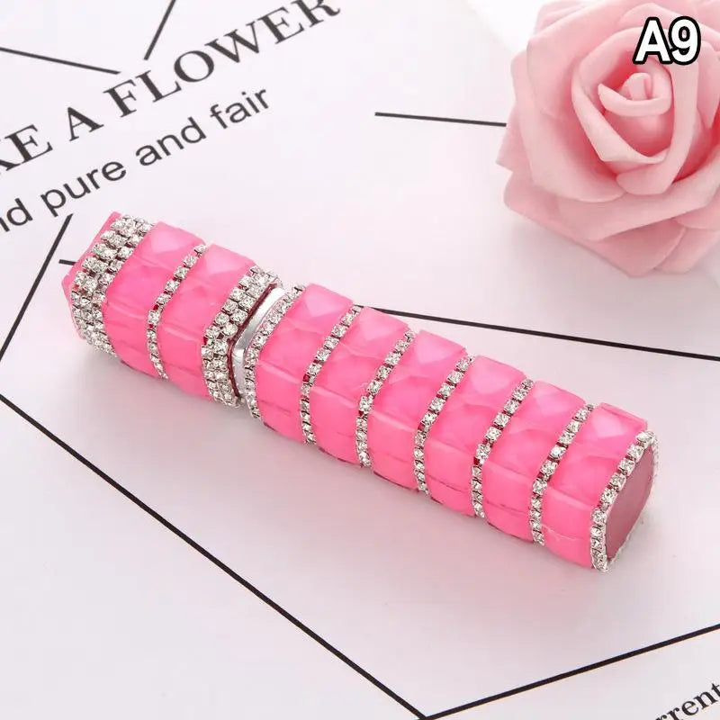 Rhinestones-Encrusted Fragrance Bottle Refillable Fragrance Atomizer For Travel Spray Bottle Cosmetic Container Empty Bottle Peaceful Pleasures Health and Wellness A9