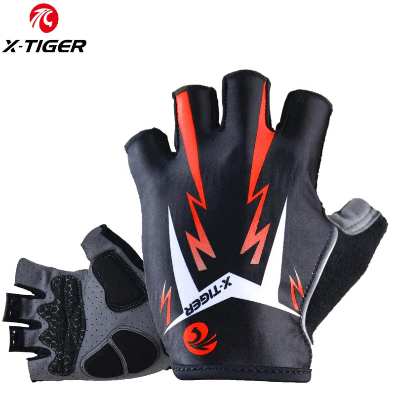 X-TIGER Half Finger Cycling Gloves – MTB, Gym & Riding