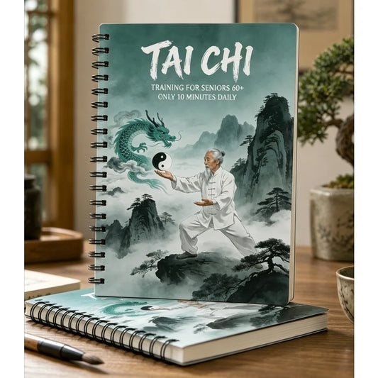 A5 Tai Chi Health Journal Seniors Daily Mind Body Training Planner Peaceful Pleasures Health and Wellness