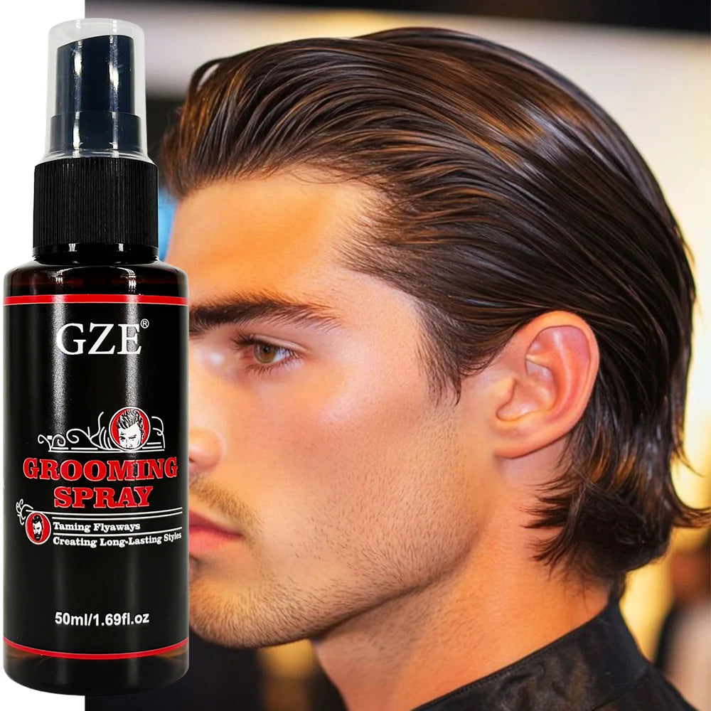 GZE Men's Grooming Spray – Leave-In Conditioner & Detangler
