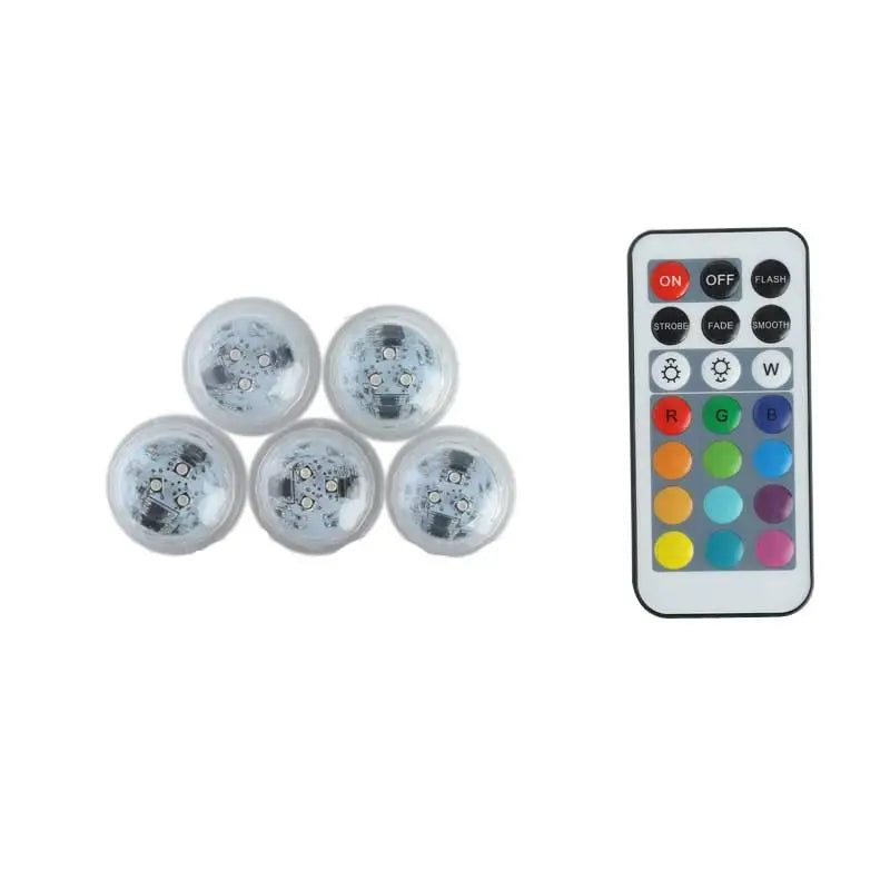 RGB 16-Color LED Submersible Light | IP68 Waterproof Pool & Pond