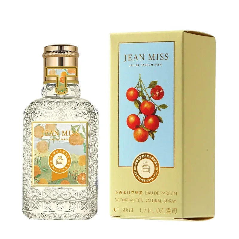 Brand Eau De Toilette Lasting Fragrance Fresh Floral And Fruity Fragrance Neutral Perfume Orange Rose Musk Daily Date Body Spray Peaceful Pleasures Health and Wellness 04 Orange Basil 50ML