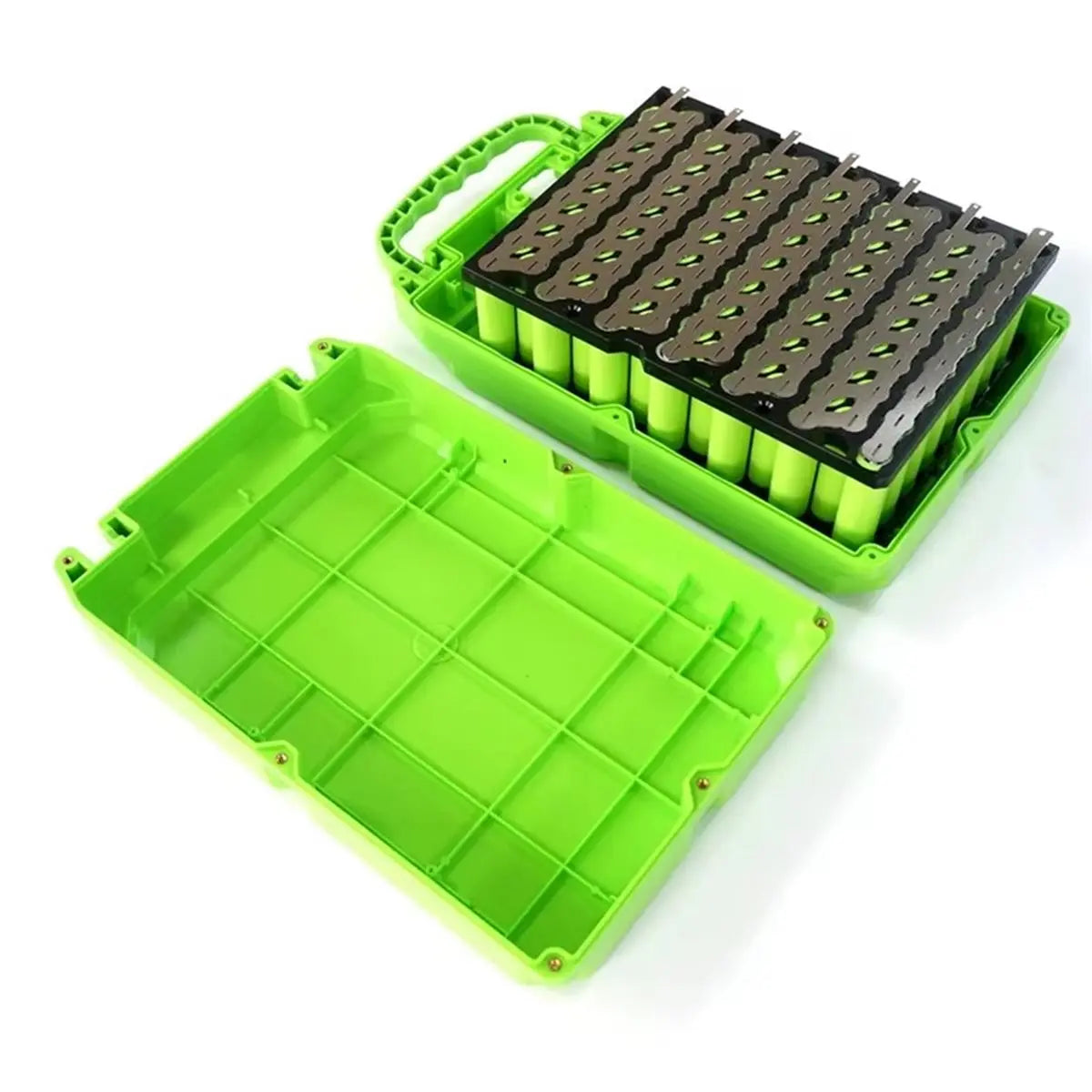 (ABDH) 48V 30A E-Bike Battery Case Storage Box 13S 8P 18650 Holder Nickel Strip Electric Motorcycle Protection Circuit Green Peaceful Pleasures Health and Wellness