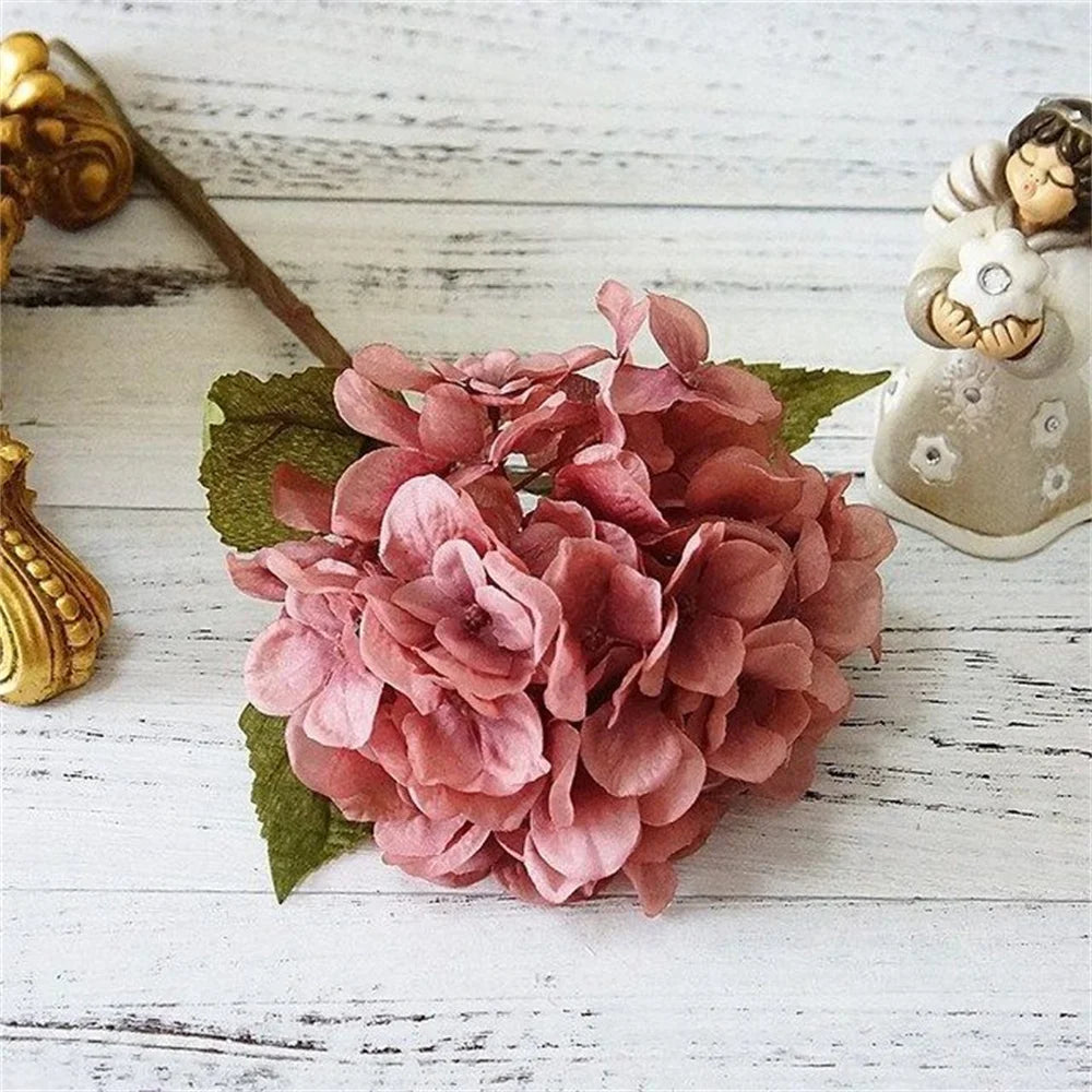 Silk Hydrangea Artificial Flowers Bundle | Wedding & Home Decor