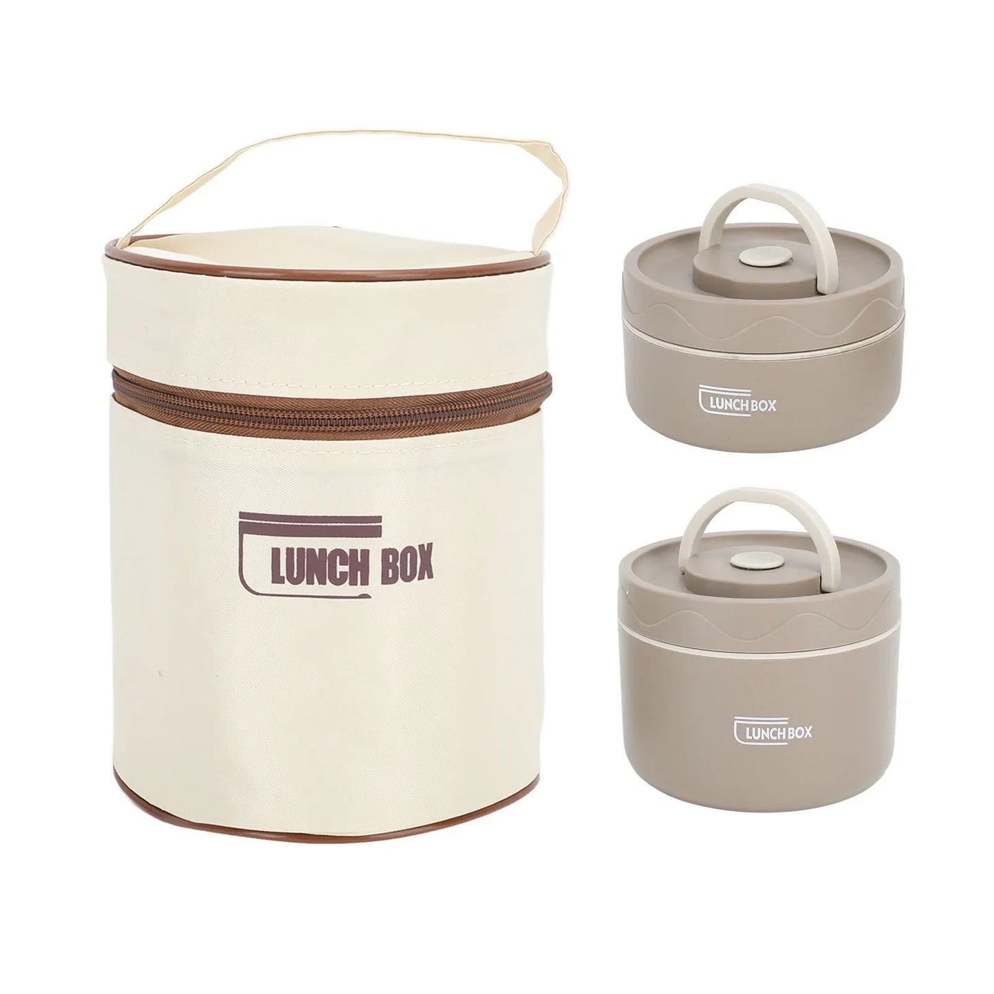 Thermal Lunch Box 304 Stainless Steel Multifunction Portable