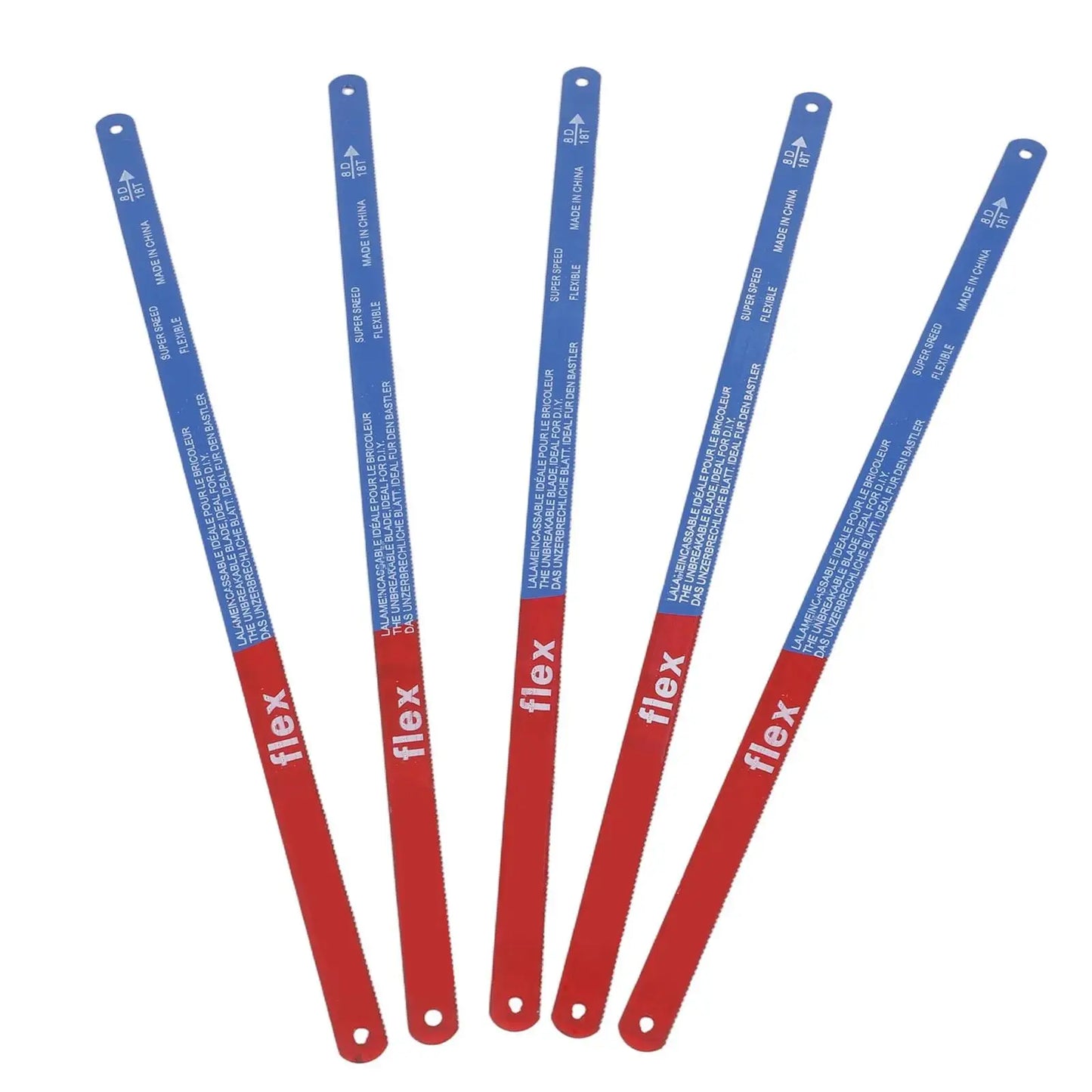 5-Pack Bi-Metal Hacksaw Blades 300mm | 14T 18T 24T – VIBRATITE