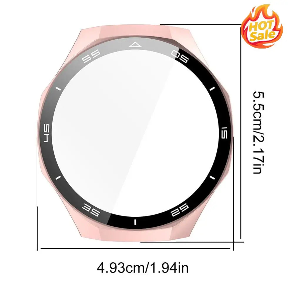 Hard PC + Tempered Glass Case for Huawei Watch GT5 Pro 46mm