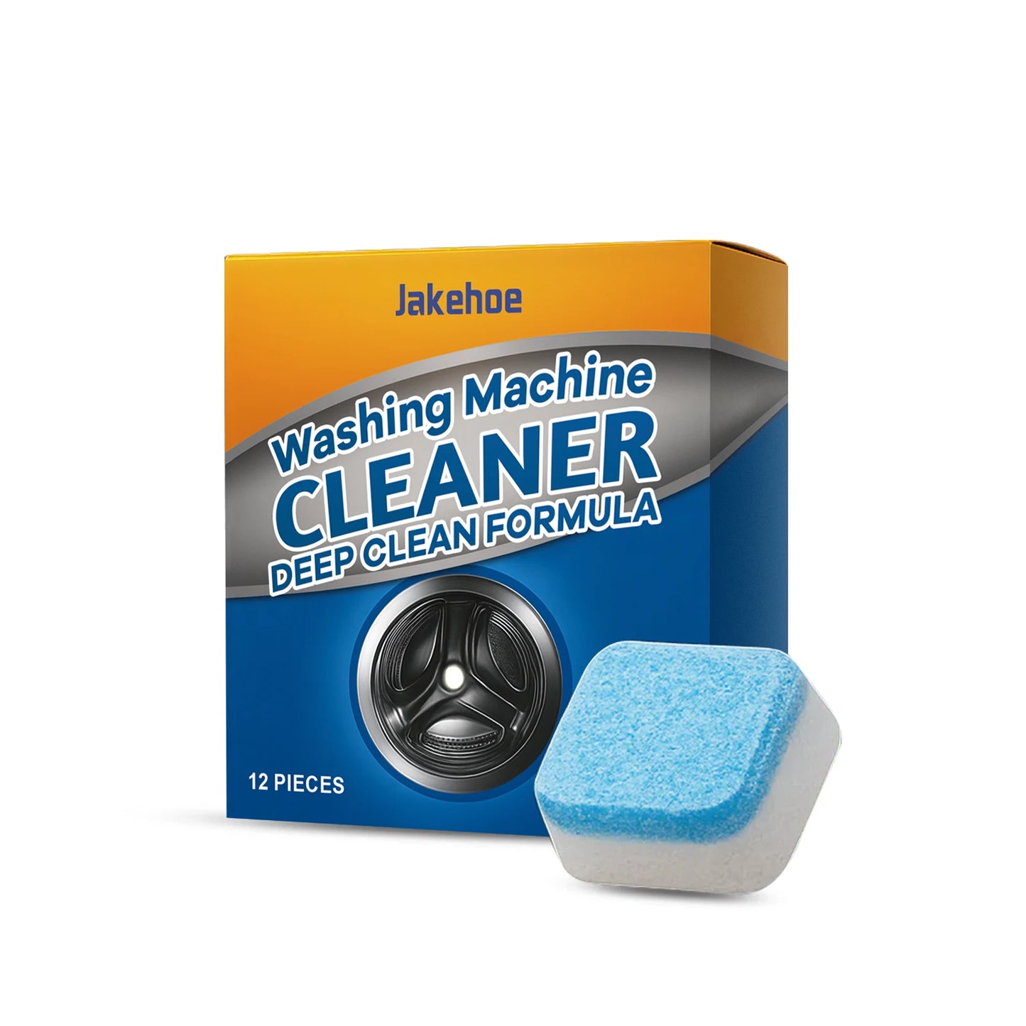 Washing Machine Cleaning Tablets - Gentle Stain and Scale Removal Effervescent Tablets Household Washing Machine Daily Cleaning Peaceful Pleasures Health and Wellness 12pcs boxed