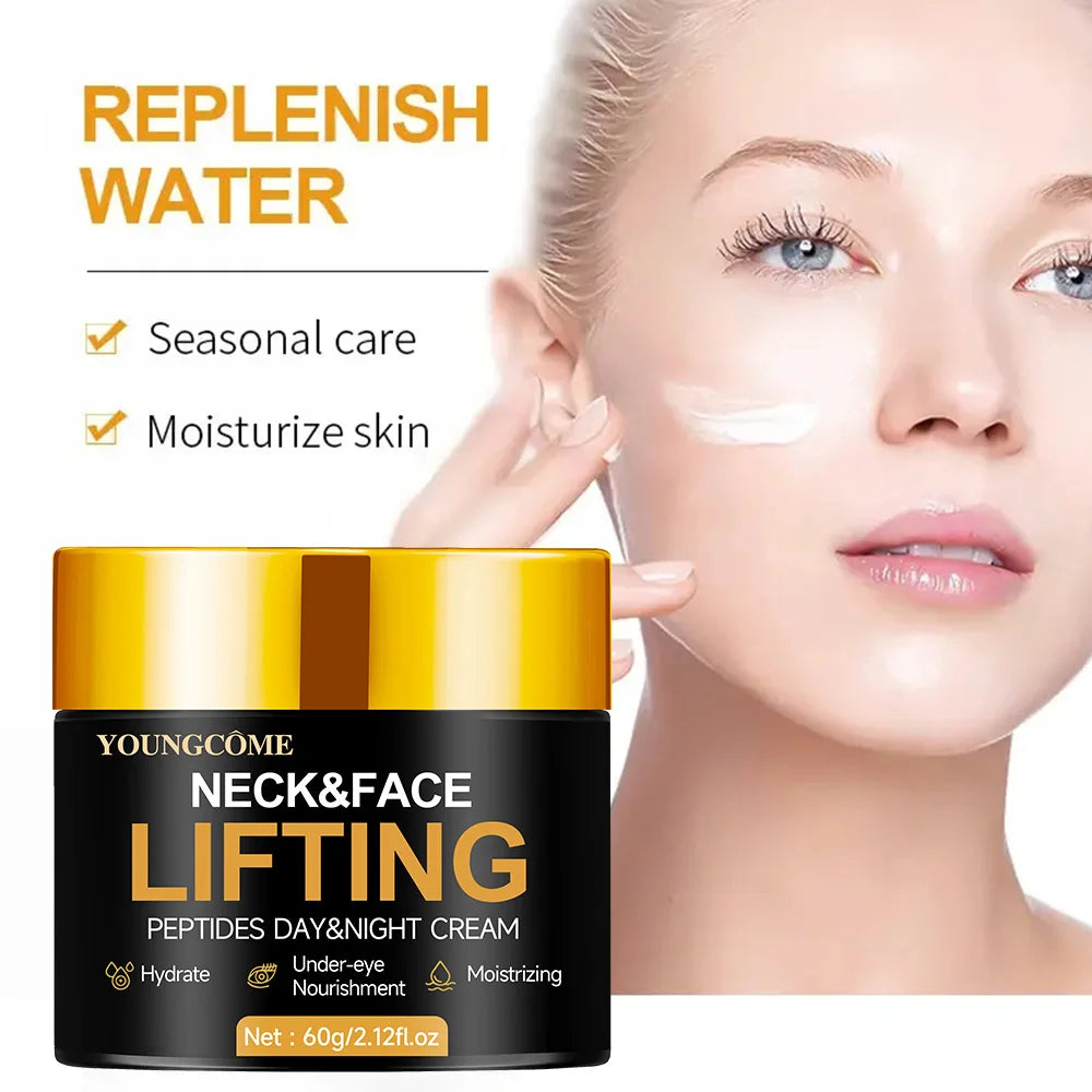 YOUNGCOME Neck & Face Anti-Wrinkle Firming Cream | 30g/60g Anti-Aging Face Cream Peaceful Pleasures Health and Wellness