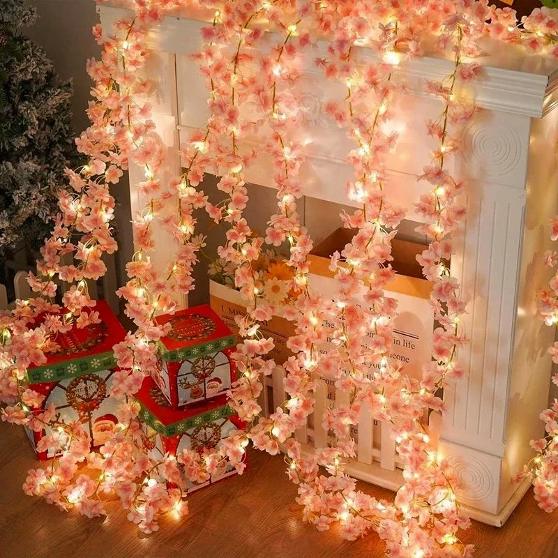 Artificial Sakura Silk Flower Vine – Wedding & Home Décor
