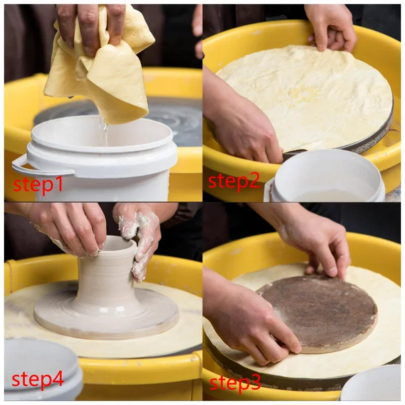 4.5/5.5/6.5 Inch Pottery Mold WIth Round Clay Throwing Cloth Plaster Molds Wood Pottery Tools for Dish Bowl Slump Press Mold Peaceful Pleasures Health and Wellness