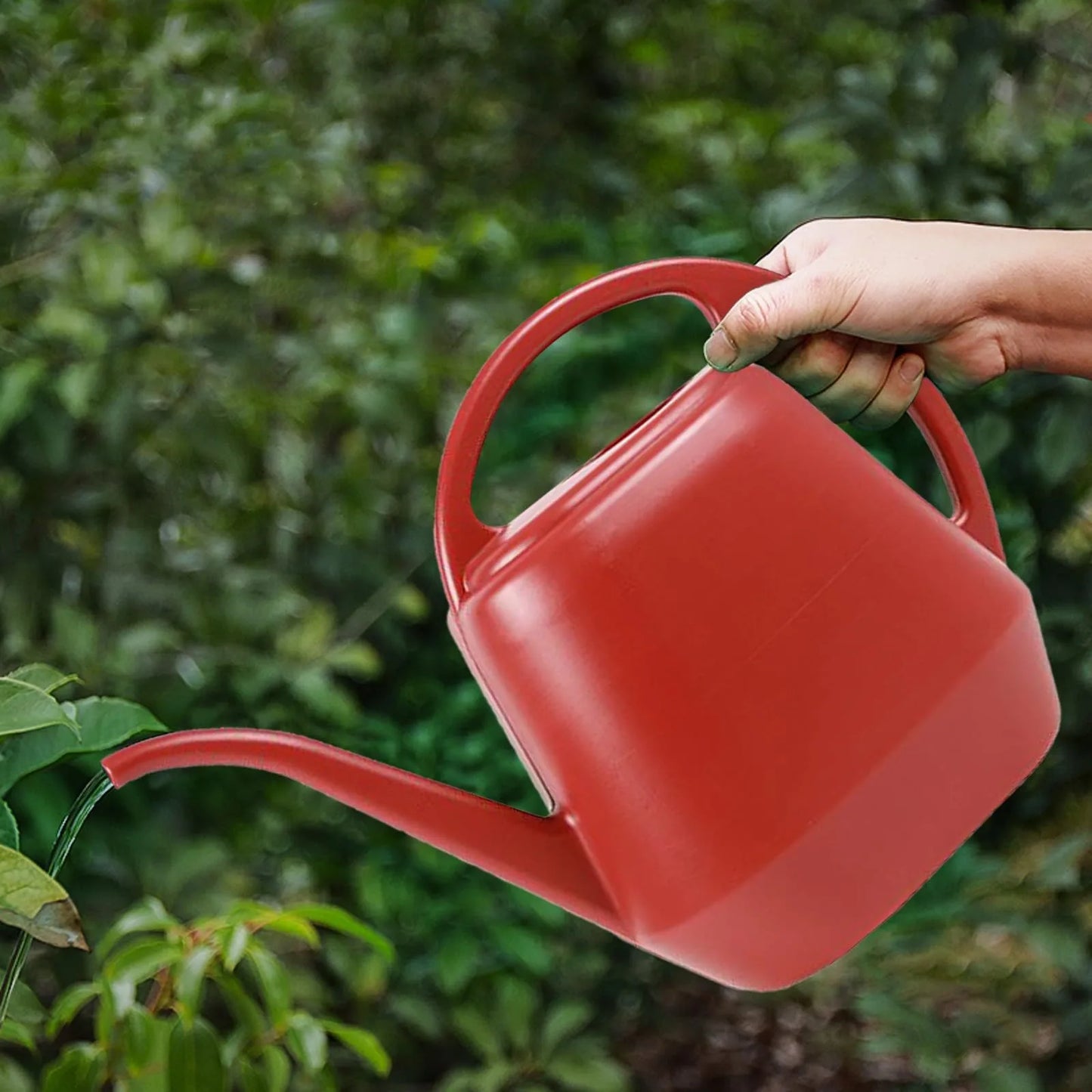 Home Garden 4L Watering Can Long Mouth Large Capacity Plant Sprinkler Garden Tool Lightweight Watering Pot Peaceful Pleasures Health and Wellness Wine