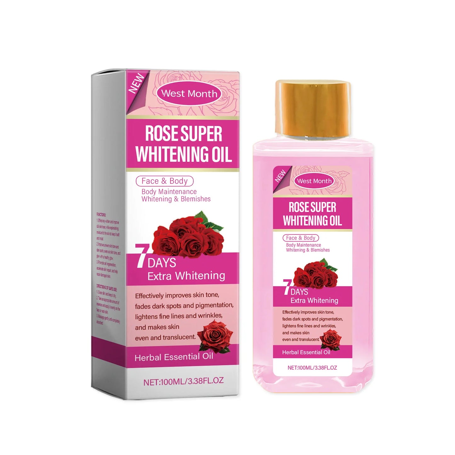 Papaya Whitening Body Oil – Brighten, Moisturize & Anti-Aging