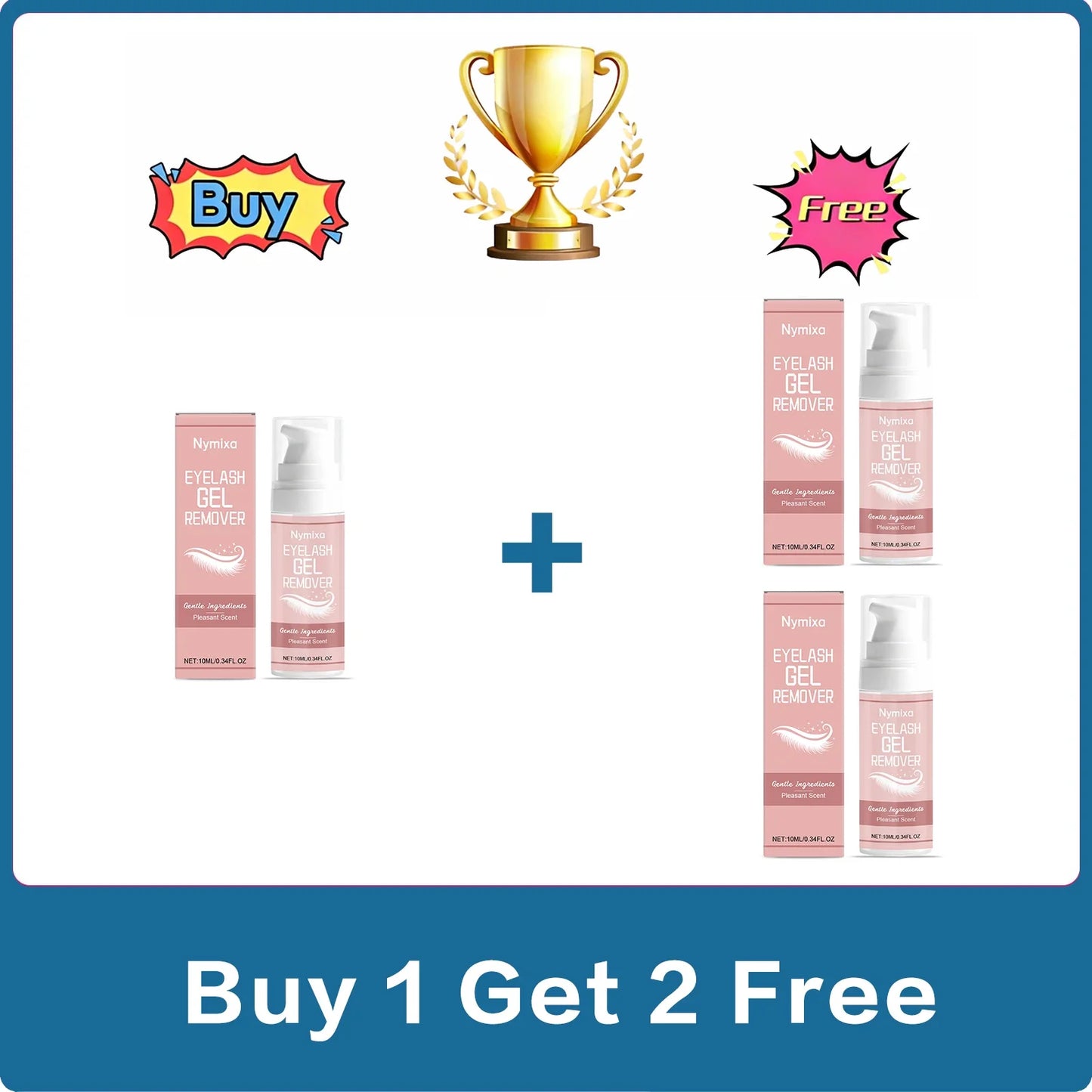 Lash Remover Gel – Eyelash Glue Dissolver Eye Makeup Remover 10ml