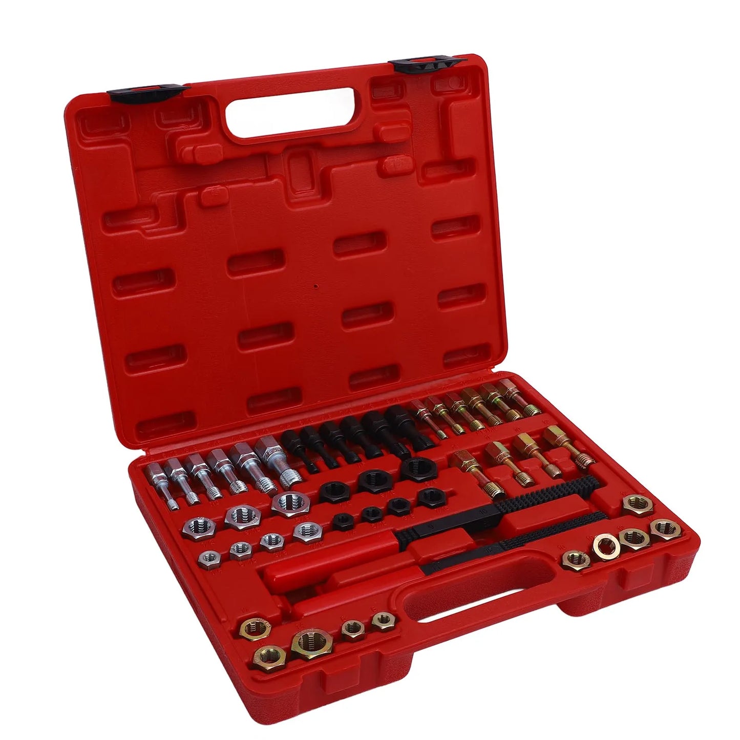 48-Piece Thread Chaser Set – Metric & SAE Taps, Dies & Files