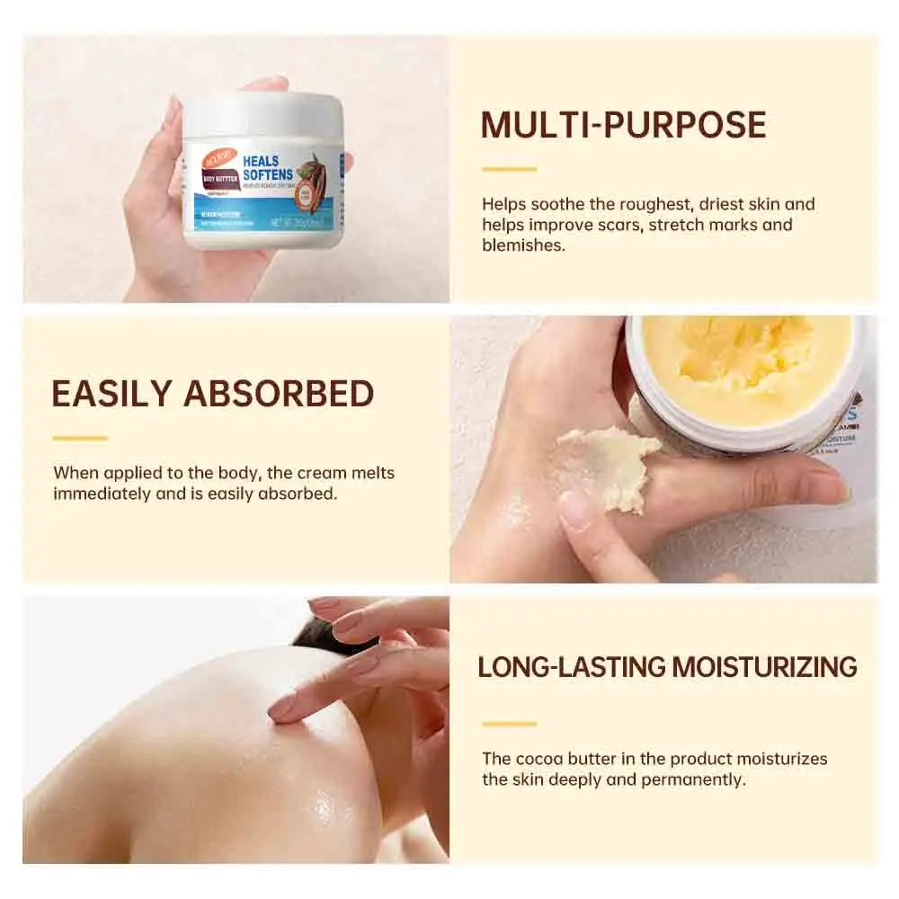 Super 250g Butter Cream Body Lotion Helps Soothe Rough, Soften Dry Skin Vitamin E Helps Improve Skin For Use On Body And Face Peaceful Pleasures Health and Wellness